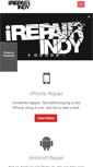 Mobile Screenshot of irepairindy.com